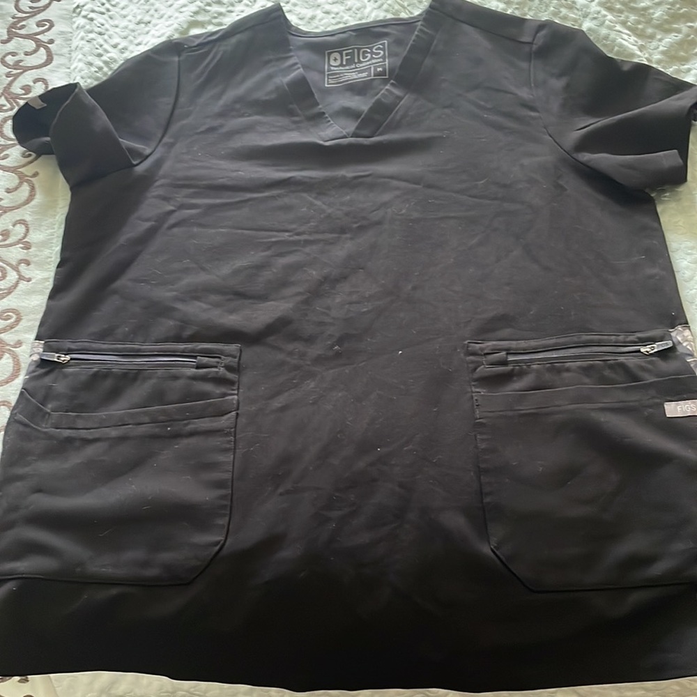 Fig Scrub Top Technical Collection - image 3